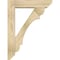 Ekena Millwork Olympic Slat Rough Sawn Bracket w/ Offset Brace, Douglas Fir, 6"W x 24"D x 32"H BKT0604X24X32OLY06RDF - alternate 4